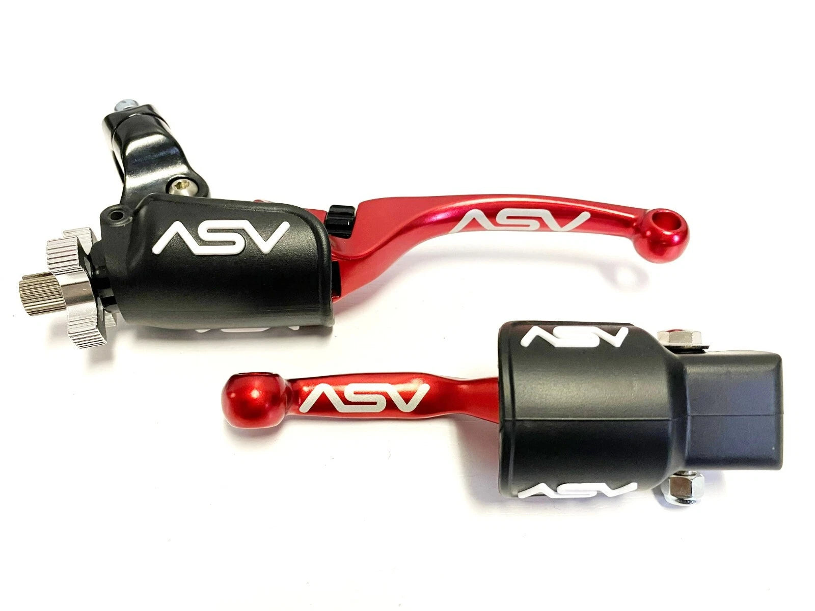 ASV F4 Front Brake Clutch Perch Levers Dust Red for Honda CRF 250R 450R RX (2004–2023)