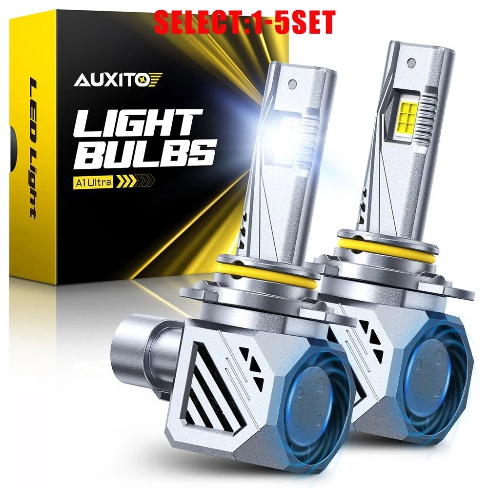 2X 9012 LED Headlight Bulbs Kit for A1 (2010–2020) 48000LM 6500K High/Low Beam