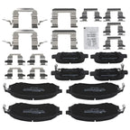 8pcs Brake Pads Set for Infiniti M56 (2011–2013) M35H (2012–2013) w/Hardware