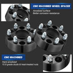 4PCS 2" Hubcentric Wheel Spacers for Chevy Silverado 1500 GMC Sierra (2014-2024)
