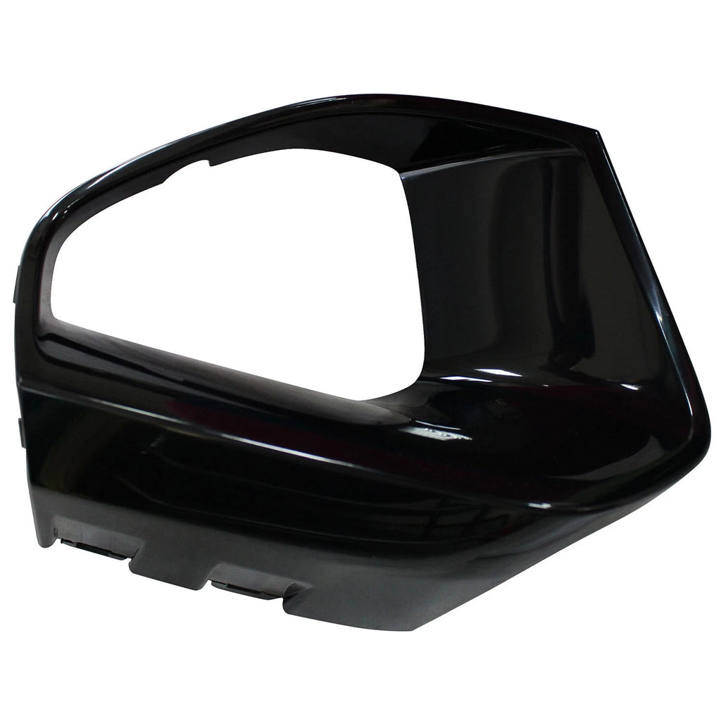 Replacement Black ABS Plastic Passenger Side Bumper Cover Air Duct Bezel