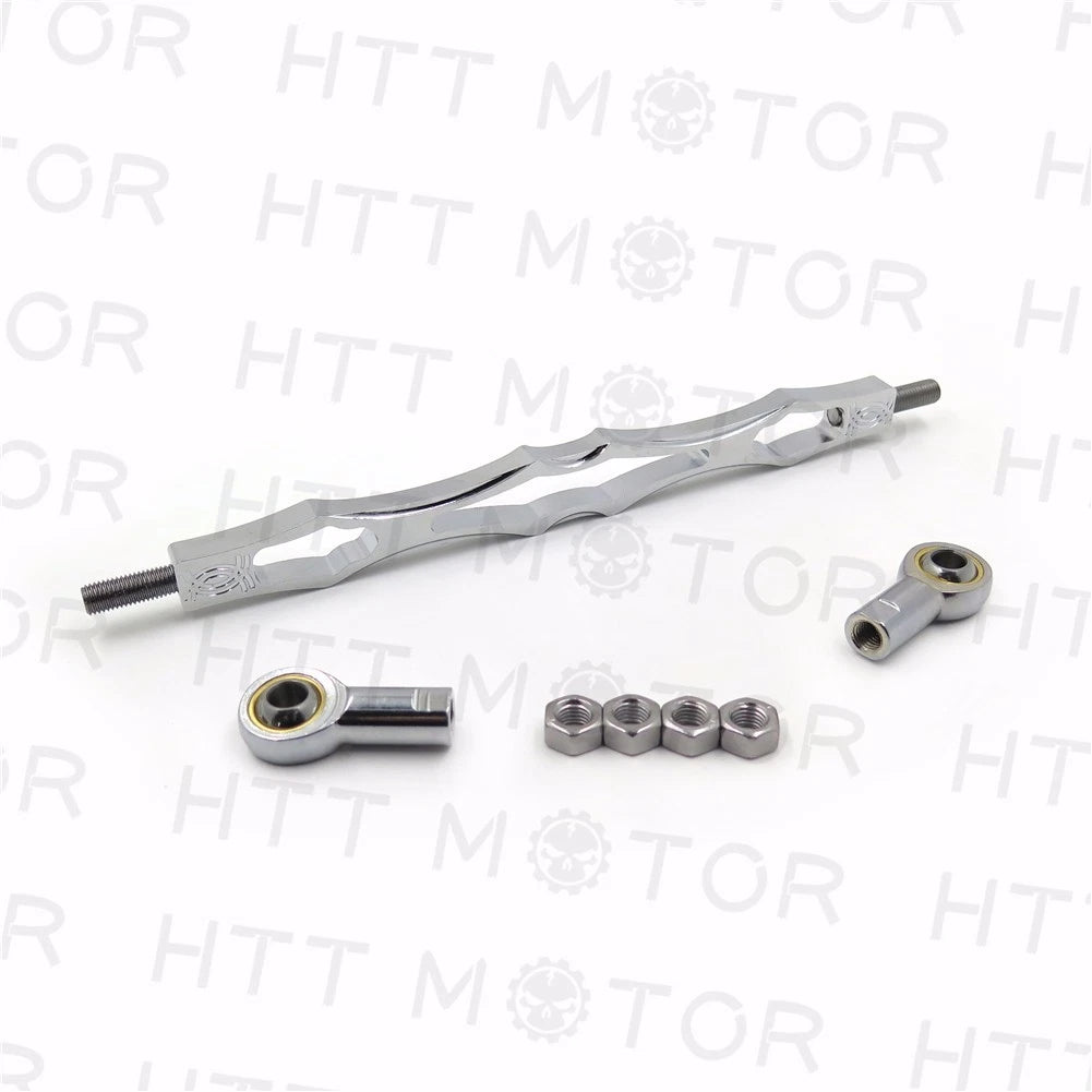 Chrome Diamond Shift Linkage for Harley Davidson Softail (FXDWG, FLHR, FLHT, FLT)