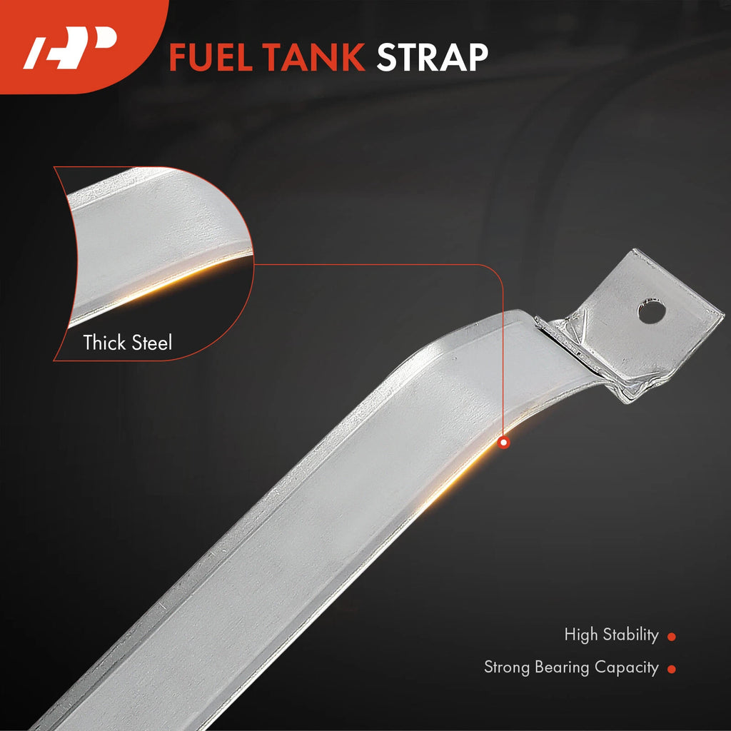2X Steel Fuel Tank Straps for Ford Expedition (2003–2004)