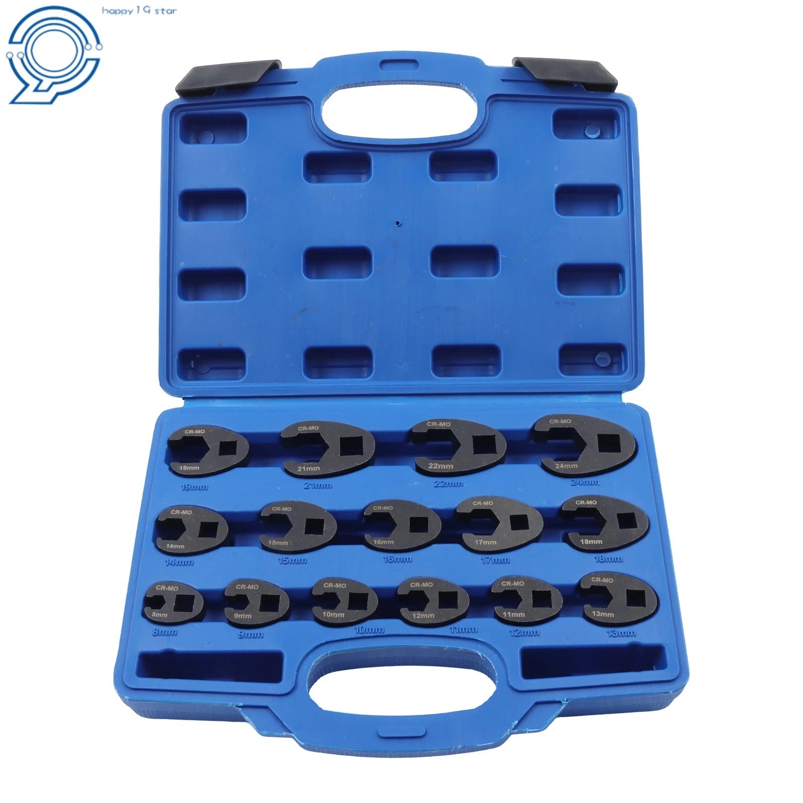 15-Piece Crowfoot Wrench Set for Automotive (Universal Fit)