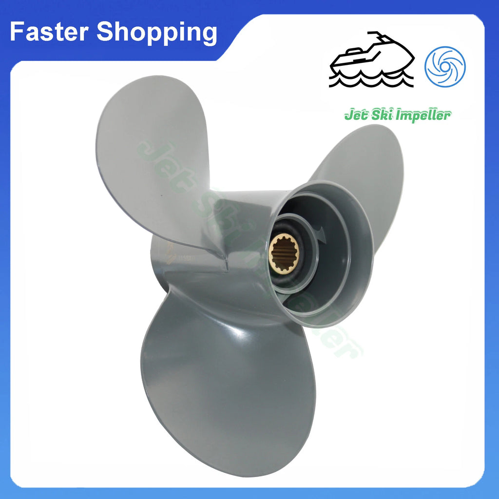11x15 Boat Propeller for Honda BF 35-60HP (13 Spline RH, OEM 15 Pitch)