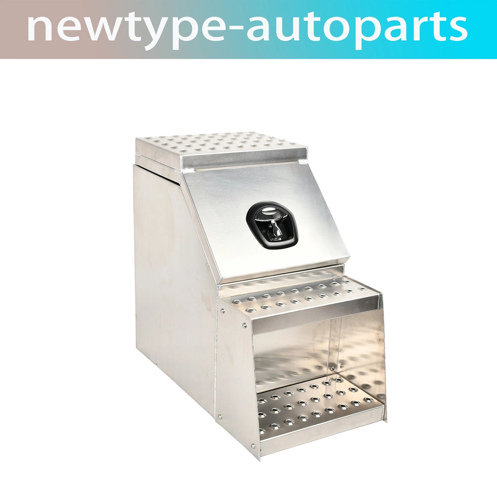 Aluminum Tool Box for Semi Truck (28"x25"x15")