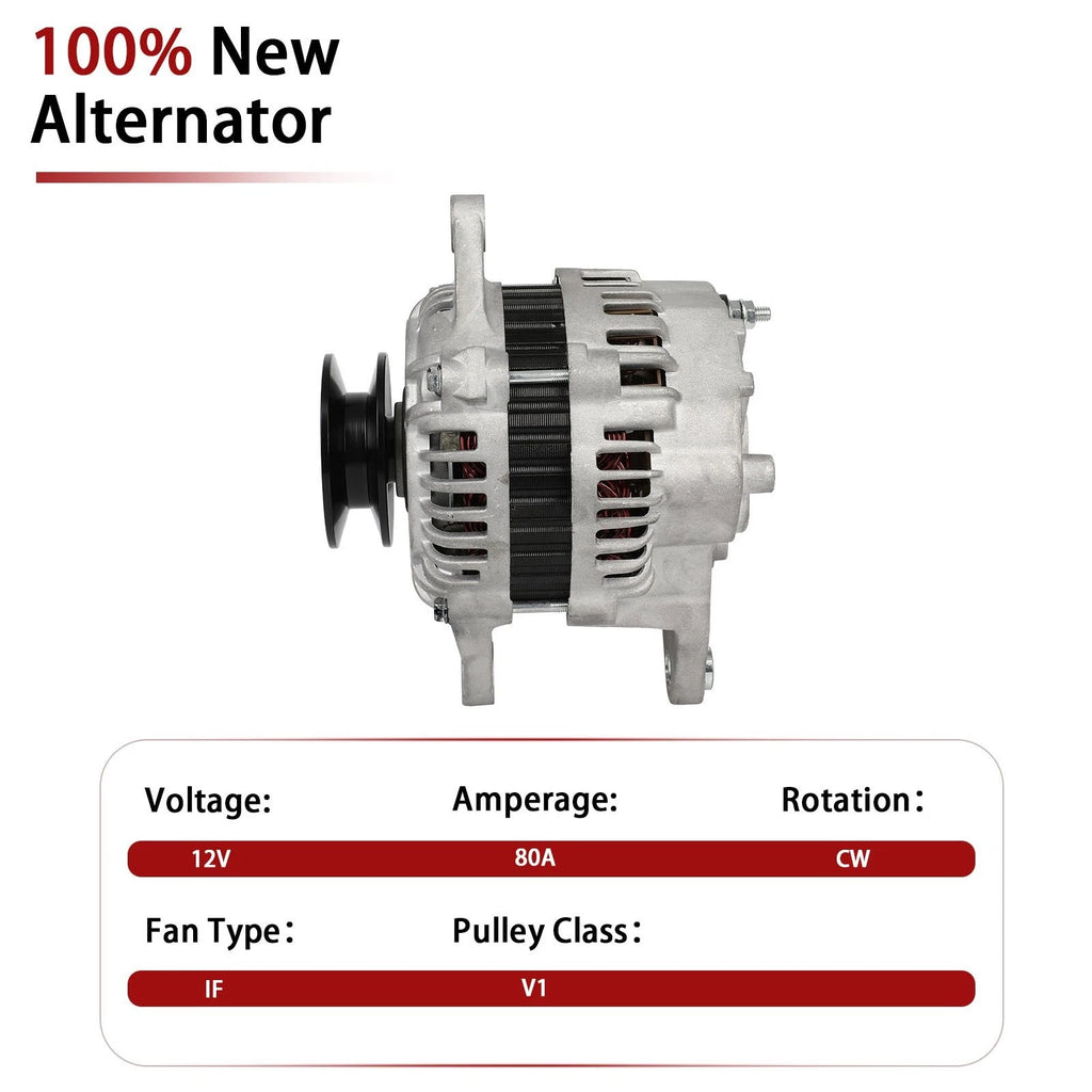 Alternator for Caterpillar CAT Skid Steer Loaders (246D3, 257D, 257D3, 259D, 259D3)