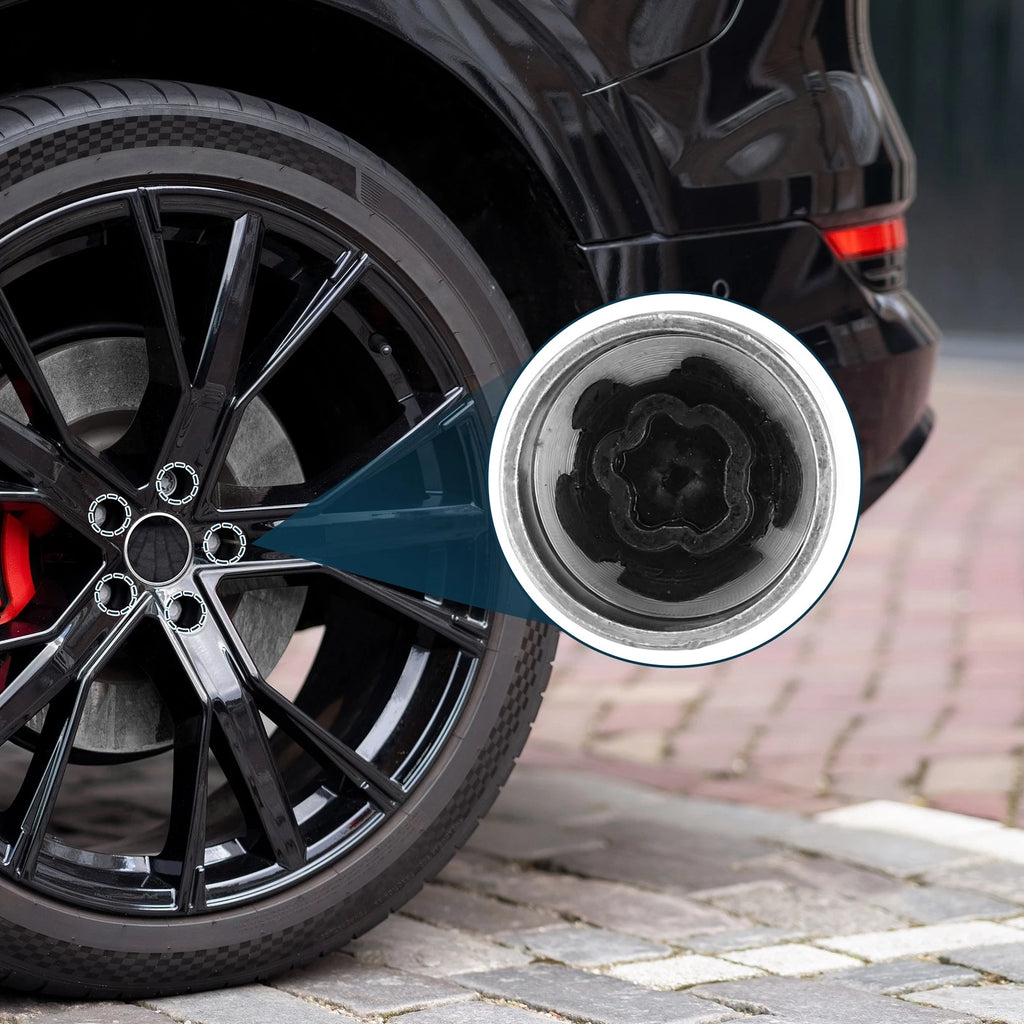 Set of 4 Type 043 Wheel Lock Lug Nuts for BMW 