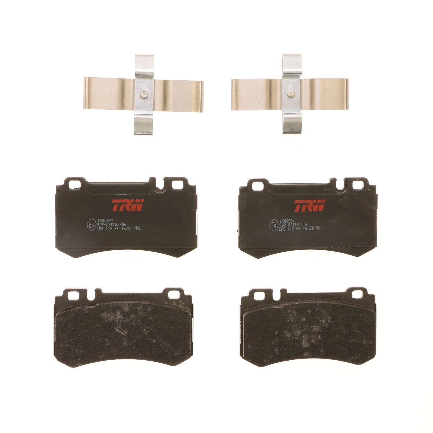 Set of 4 Disc Brake Pads for Mercedes-Benz SL55 AMG (2003–2006)