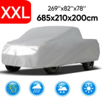Car Cover for Pickup Truck (Outdoor, Breathable, Waterproof, UV Protector)