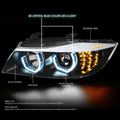 Blue LED 3D Crystal U-Halo for BMW 3-Series E90 (2009–2012)