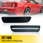 Smoked White LED Rear Bumper Side Marker Lamps for Ford Mustang (2005–2009)