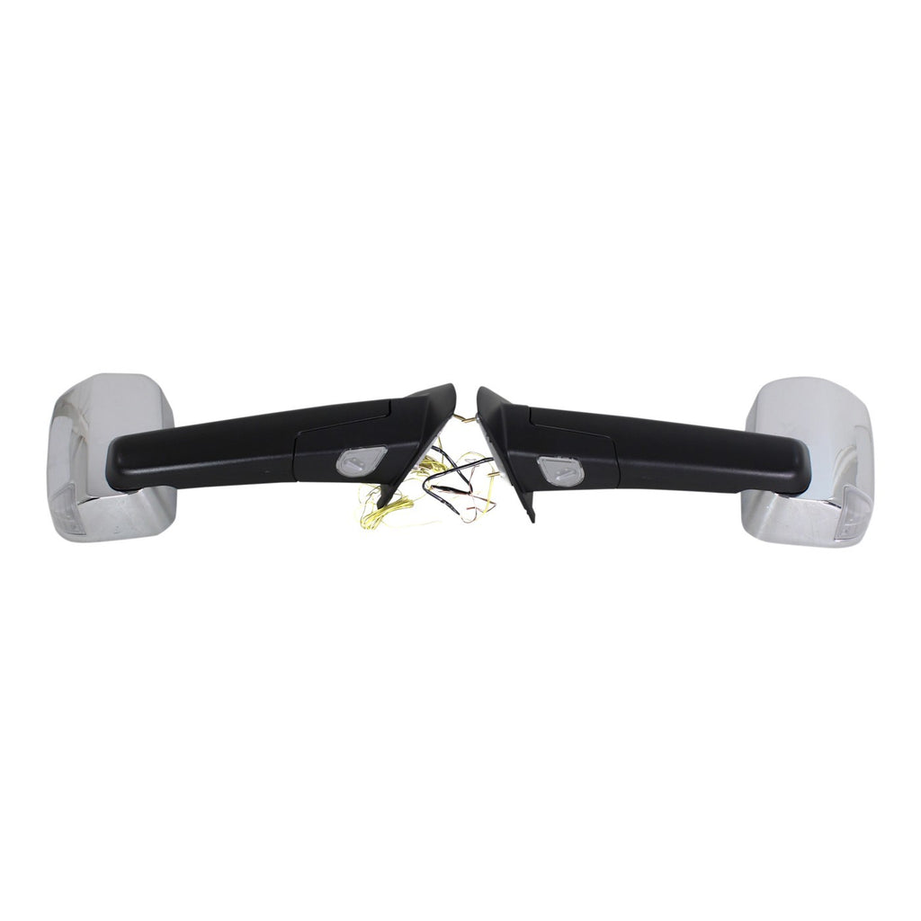 Tow Mirror Set for Dodge Ram 1500 (2002–2009) with Signal Light Glass