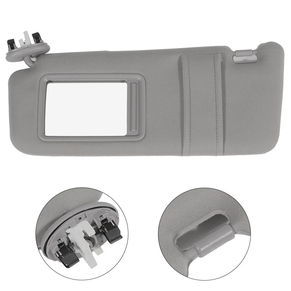 Left Driver Side Sun Visor with Sunroof Vanity Light for Toyota Camry (2007–2011)