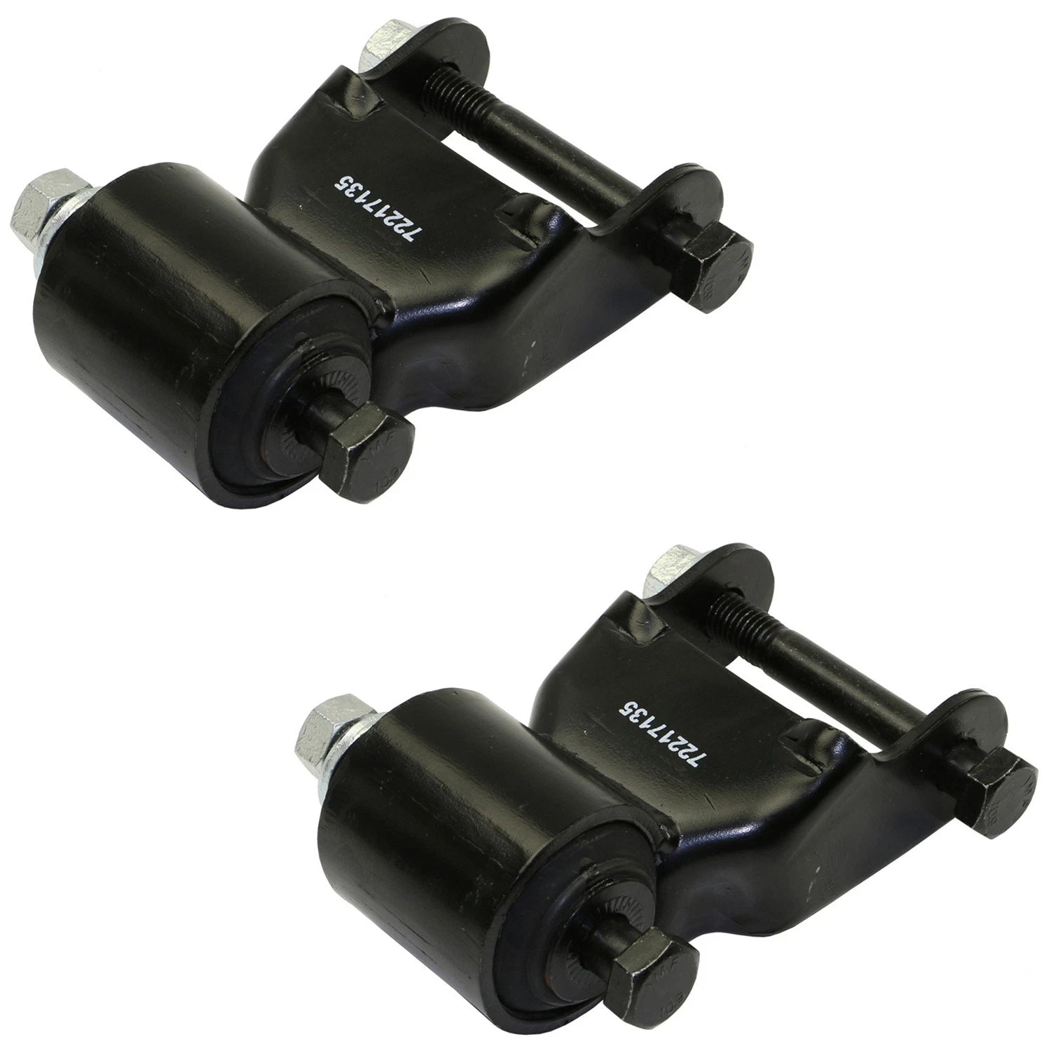 Set of 2 Moog Rear Leaf Spring Shackles for Express 3500, Savana 3500 (2003–2017)