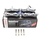 Set of 4 Bosch QuietCast Rear Semi-Met Brake Pads for Mercedes-Benz W163 (1998–2005)