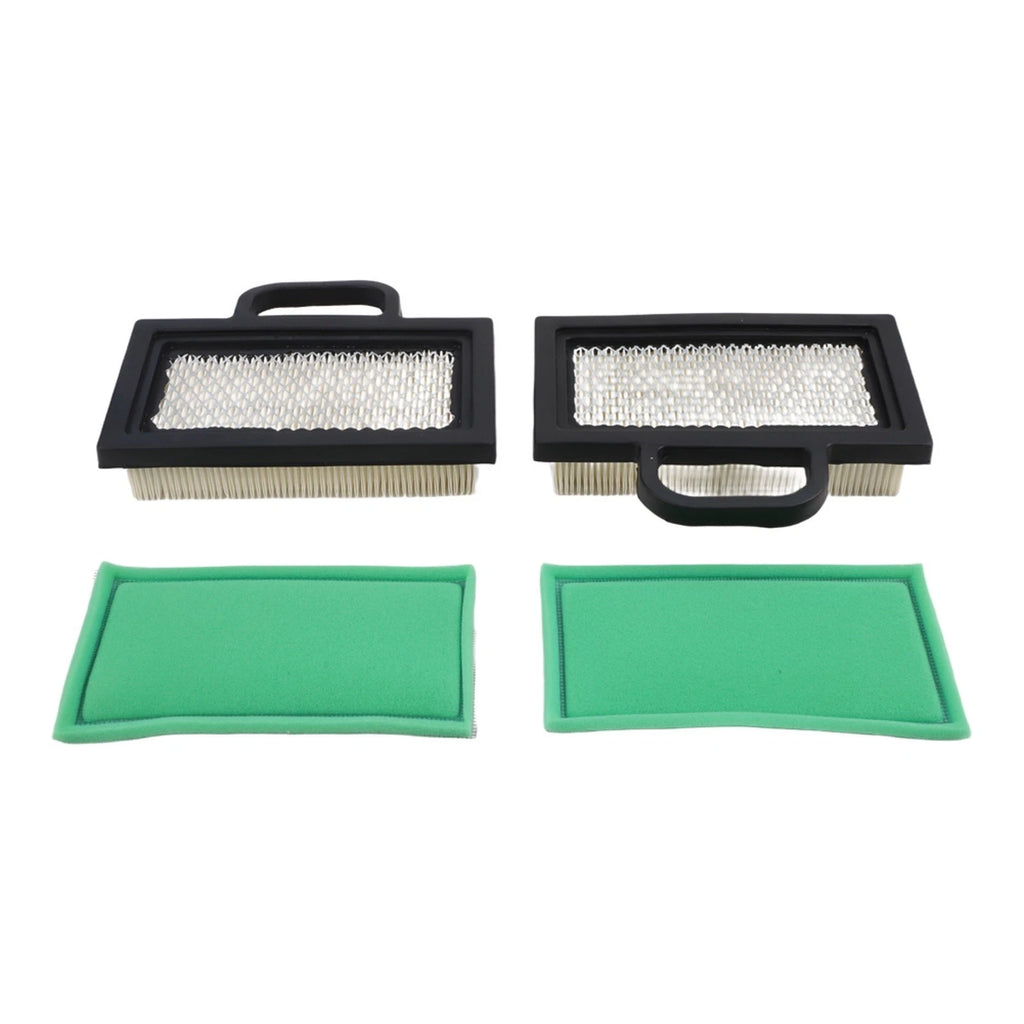 Set of 2 Air Filters with Pre Cleaner 499486S 698754 for HP Engine 1826