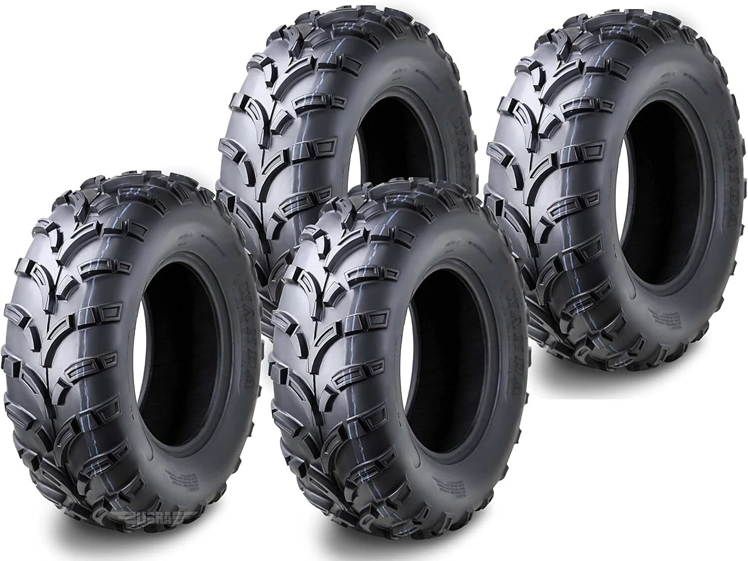 Set of 4 WANDA ATV Tires 24x8-12 24x8.00-12 6PR