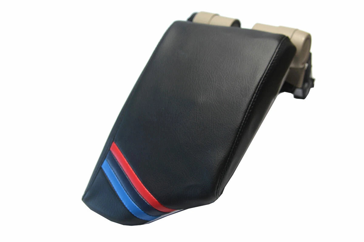 Leather Console Lid Armrest Cover for BMW E81 E82 E87 (2004–2013) M Style