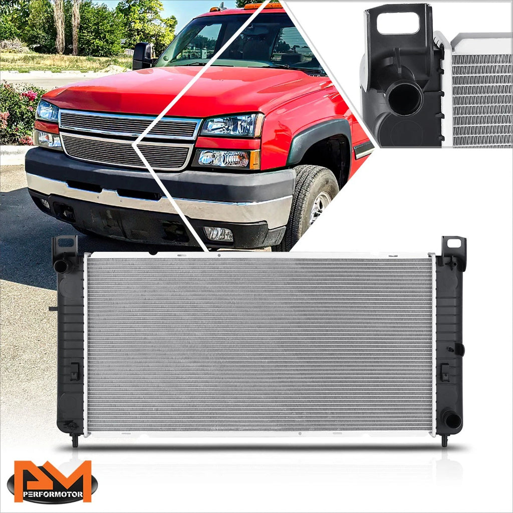 Aluminum Cooling Radiator DPI-2372 for Silverado/Sierra 4.8L 5.3L 6.0L (1999–2007)