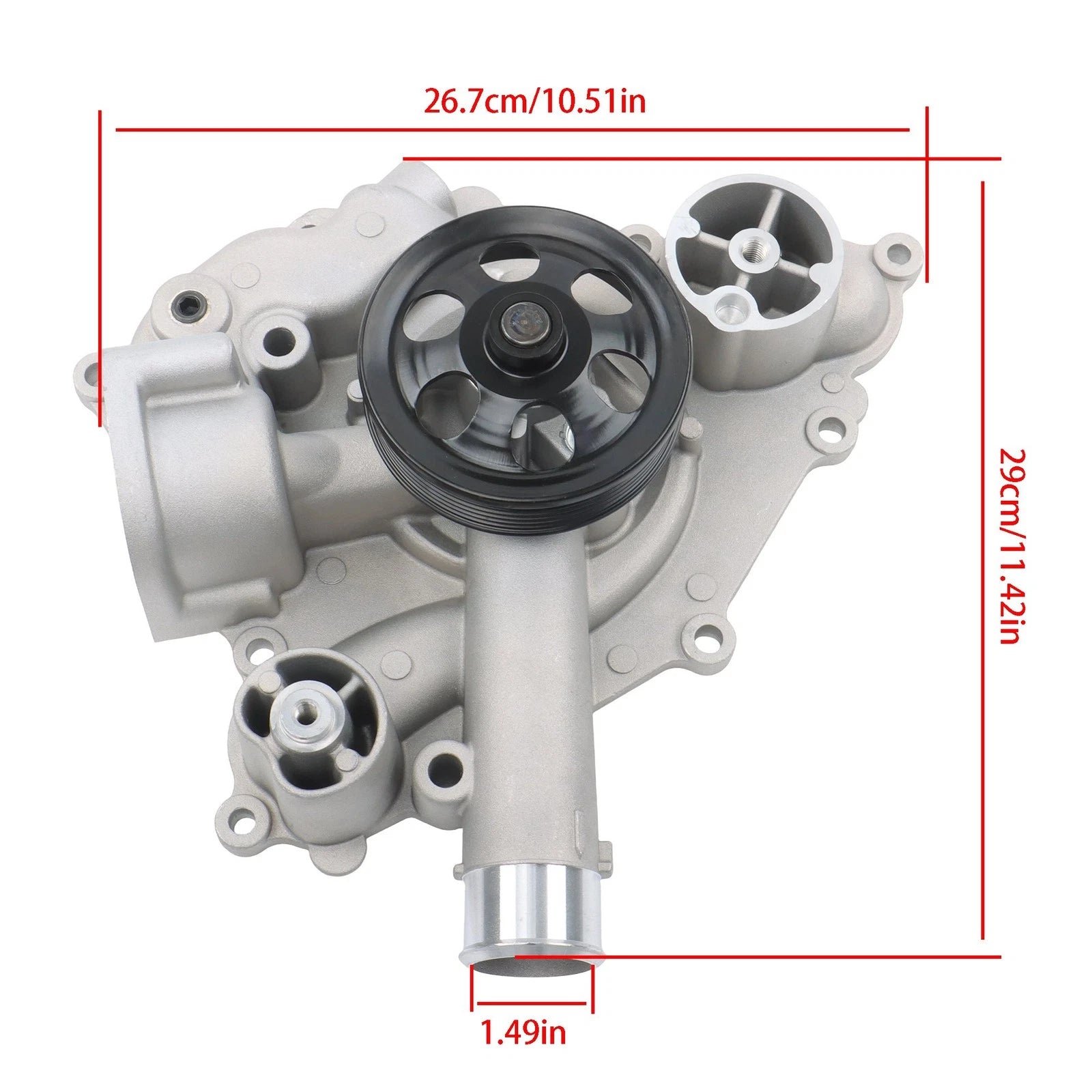 Water Pump 05038668AC for Chrysler 300 Dodge Durango Jeep (2011–2018) 5.7L 6.4L