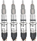 4X Fuel Injector 0445124019 5289266 for Cummins QSB4.5L QSB6.7L (2007–2021)