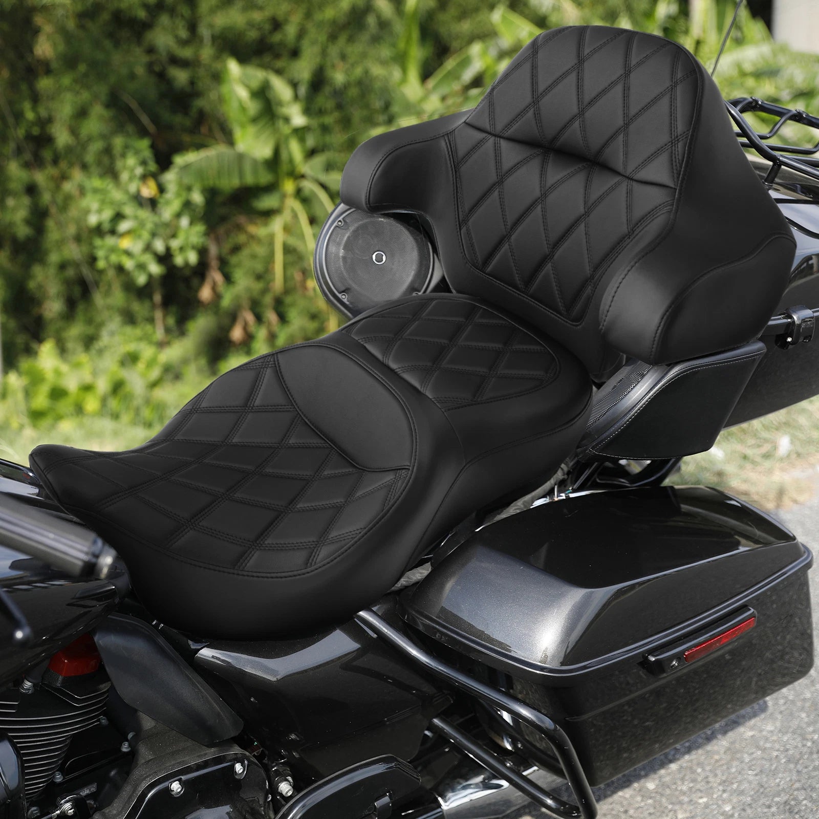 Driver Passenger Seat & Backrest for Harley Electra Road Glide (2014–2023)
