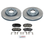 DuraGo Front Rotors & Bosch QuietCast Ceramic Brake Pads for Tucson (2010–2015)