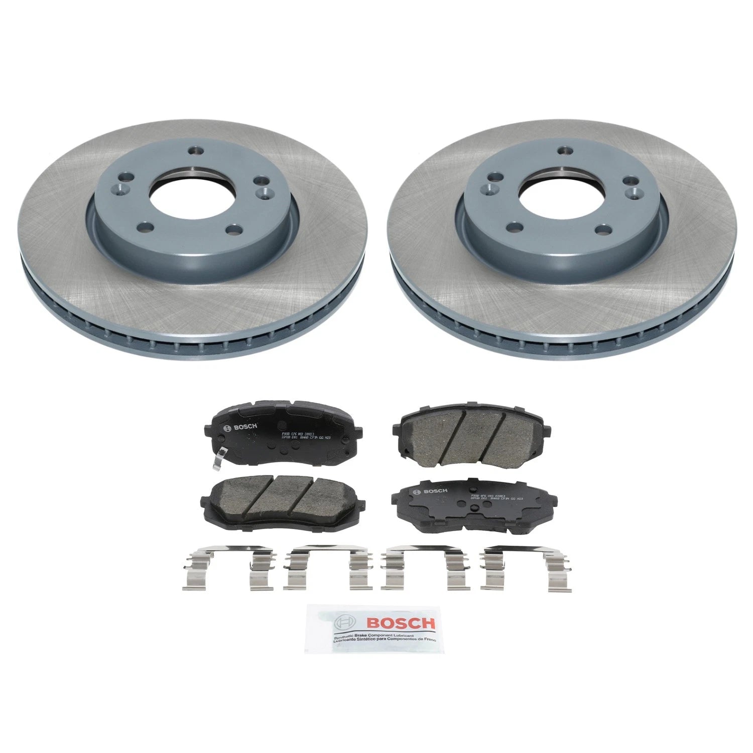 DuraGo Front Rotors & Bosch QuietCast Ceramic Brake Pads for Tucson (2010–2015)