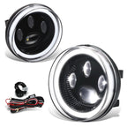 LED Halo Projector Fog Lights for Sierra 1500/2500/3500 (2007–2014)