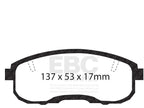 Set of 4 Front Brake Pads for Suzuki SX4 (2007–2013) KZ691GV