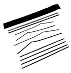 Door Window Felt Rubber Beltline Kit for 1955-1957 Chevy Bel Air 2-Door