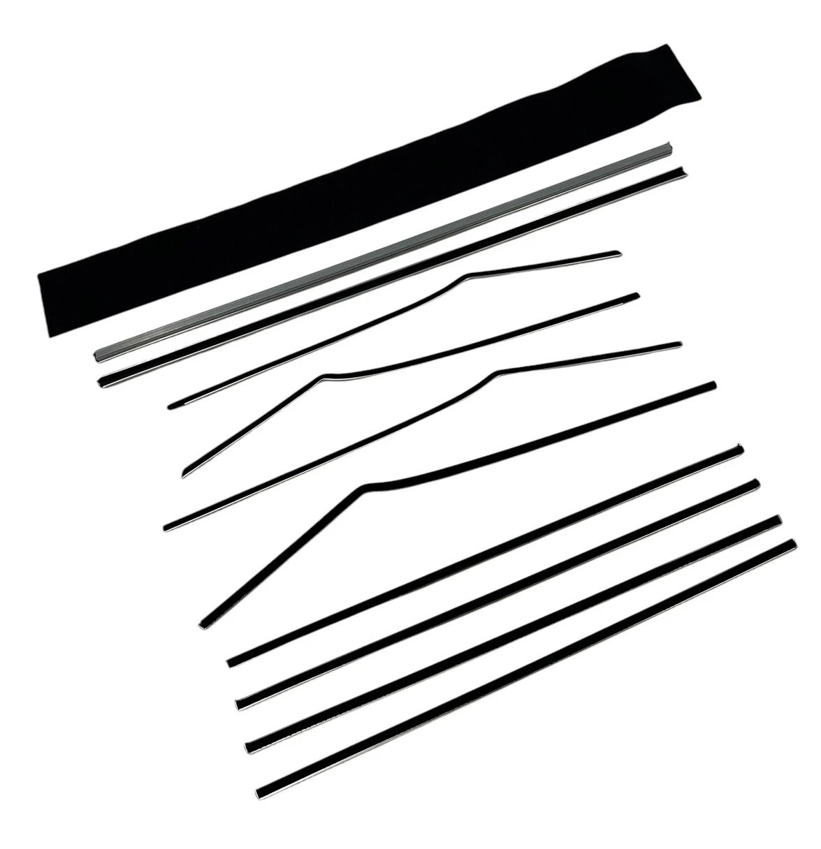 Door Window Felt Rubber Beltline Kit for 1955-1957 Chevy Bel Air 2-Door