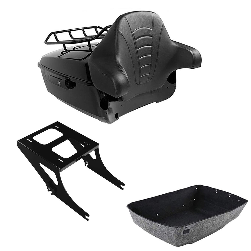 Two-Up Mount Rack for Harley Fat Boy FLSTF (2008–2017)