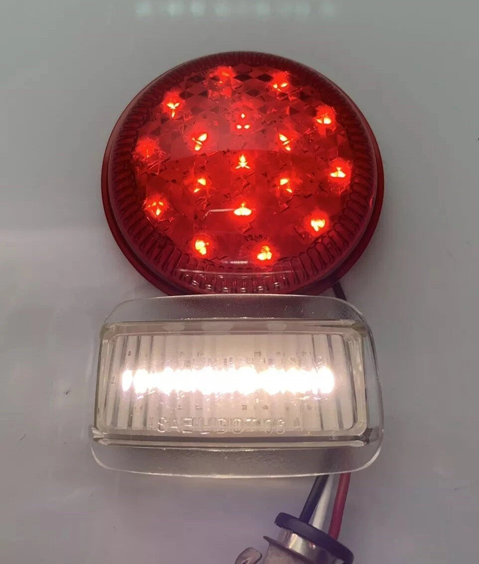 LED Tail Lights Front Pair Replacement for 1937 Ford (Driver and Passenger)