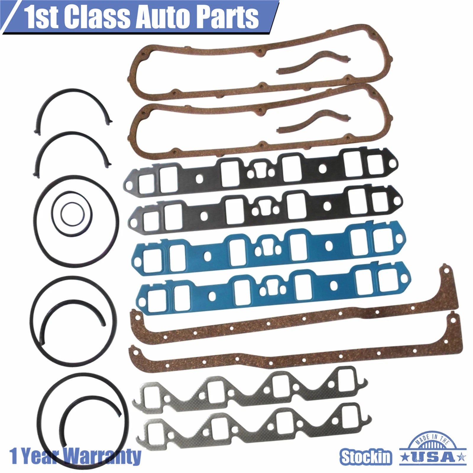 Full Gasket Set for Chevy C30, K20, GMC P1500, K3500, C15 (1973–1991)