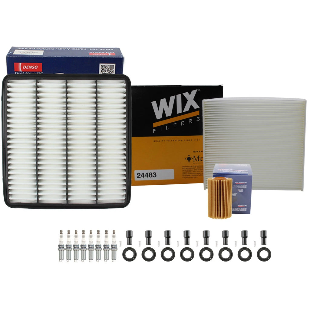 Tune Up Kit with NGK 8 Spark Plugs & Boots for LX570 Sequoia Tundra (2007–2021)