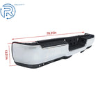 Step Rear Bumper for RAM 2500 3500 (2019-2024) Chrome Steel