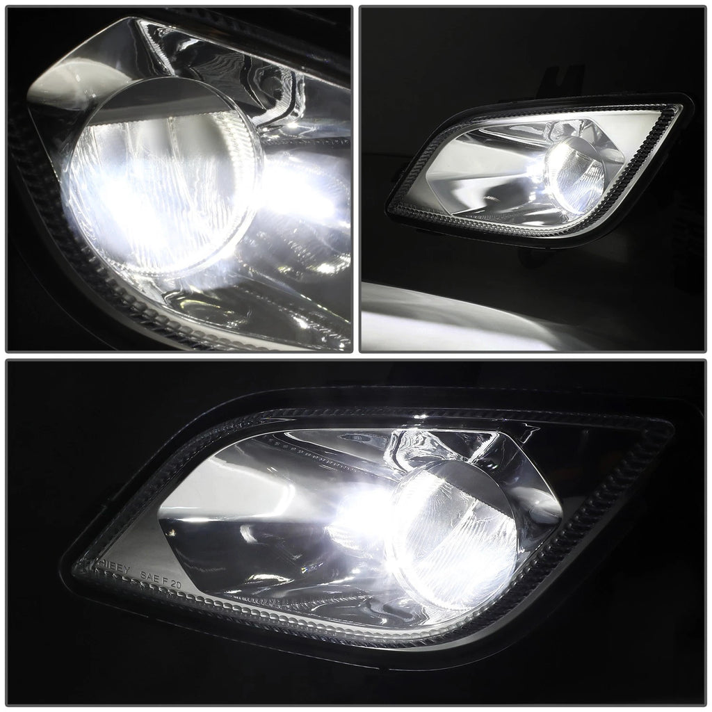 LED Fog Lights for Freightliner Cascadia (2018–2024) - Chrome Housing