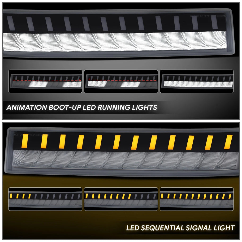 Sequential LED DRL Bumper Lights for Express Savana 1500-3500 (2003–2023)