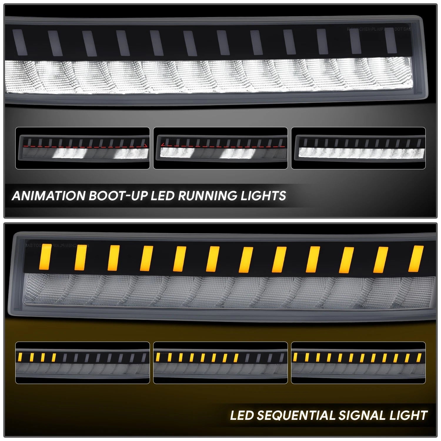 Sequential LED DRL Bumper Lights for Express Savana 1500-3500 (2003–2023)