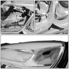 Chrome Clear Side Projector Headlights with Turn Signal for Chevy Equinox (2016–2017)