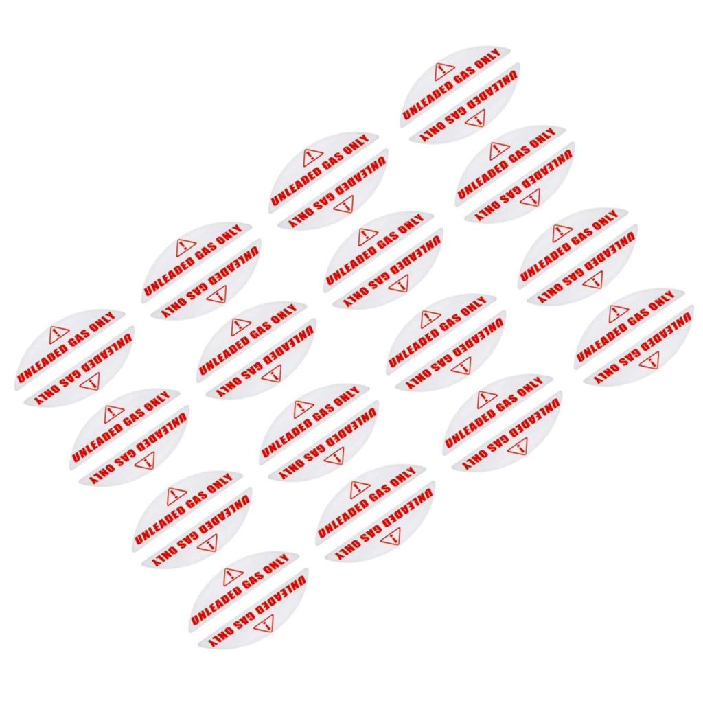 Set of 16 Unleaded Gas Only Stickers for Auto Shops