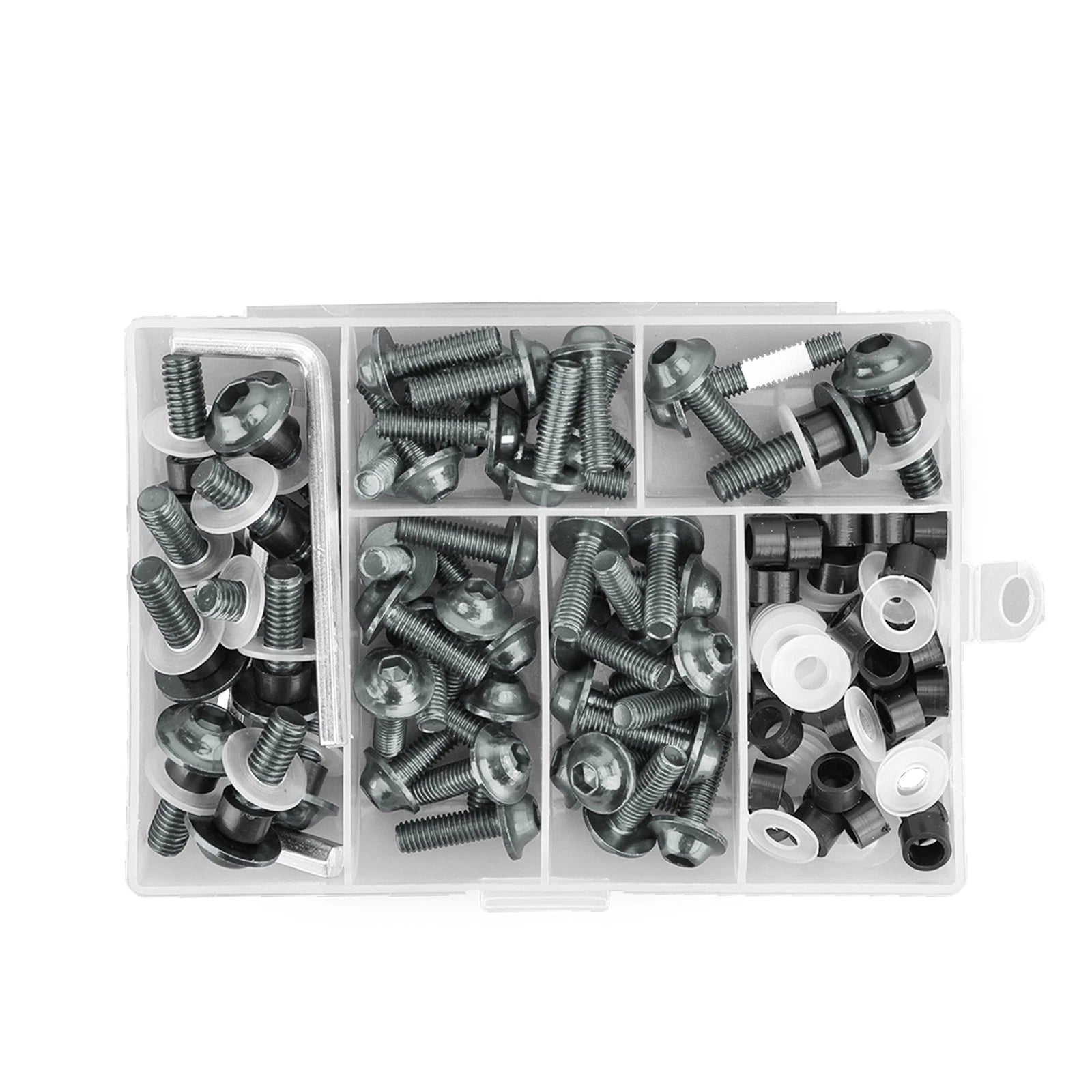 Motorbike Titanium Fastener Clip Screw Kit for Windscreen Fairing (158)