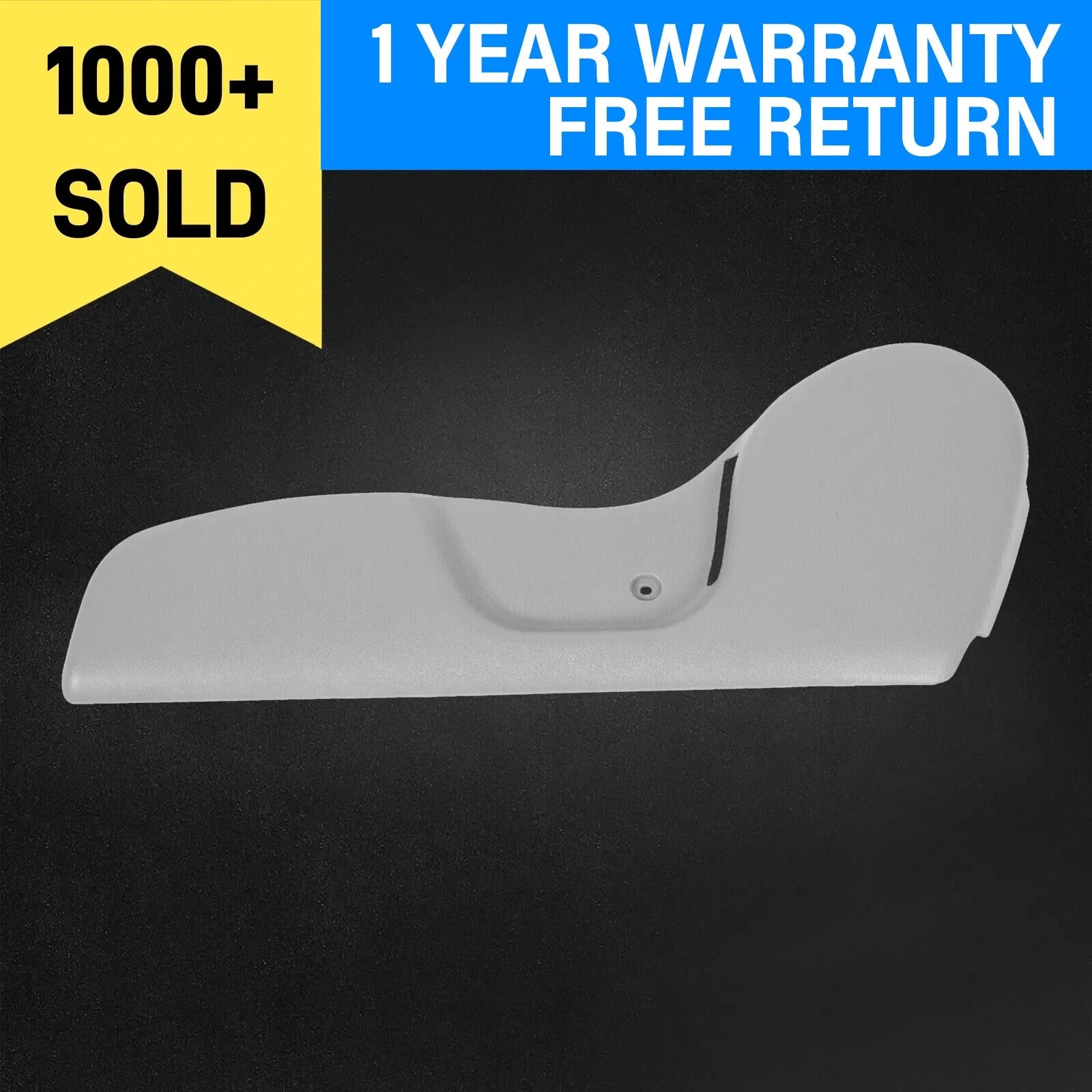 Left Driver Seat Side Trim Bezel for Toyota Tacoma (2001–2004) Light Gray
