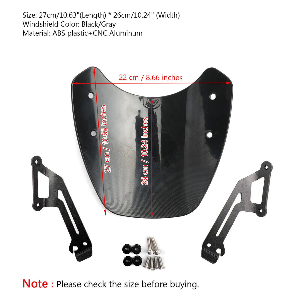 Windshield Wind Deflector for Ducati Scrambler (2015–2018)