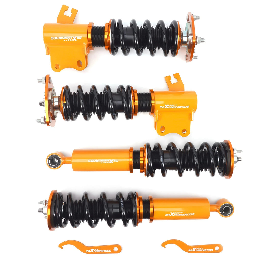 MaXpeedingrods Adjustable Coilover Struts Absorbers For Nissan S13 240SX 89-94