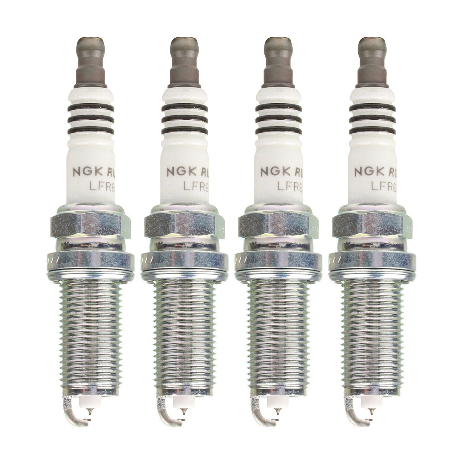 Set of 4 NGK Ruthenium HX Spark Plugs for Eclipse C230 (2010–2012)