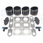 Bellows 44348T with Gasket & Drain Fitting 806926A1 for Mercruiser (N/A)