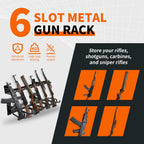 Gun Rack for Carbine Shotgun Wall Mount Display (Universal)